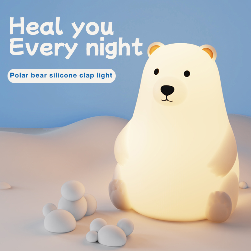 Polar Bear Touch-Sensitive Light
