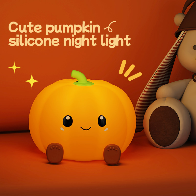 Pumpkin Lamp with Pat-Sensing